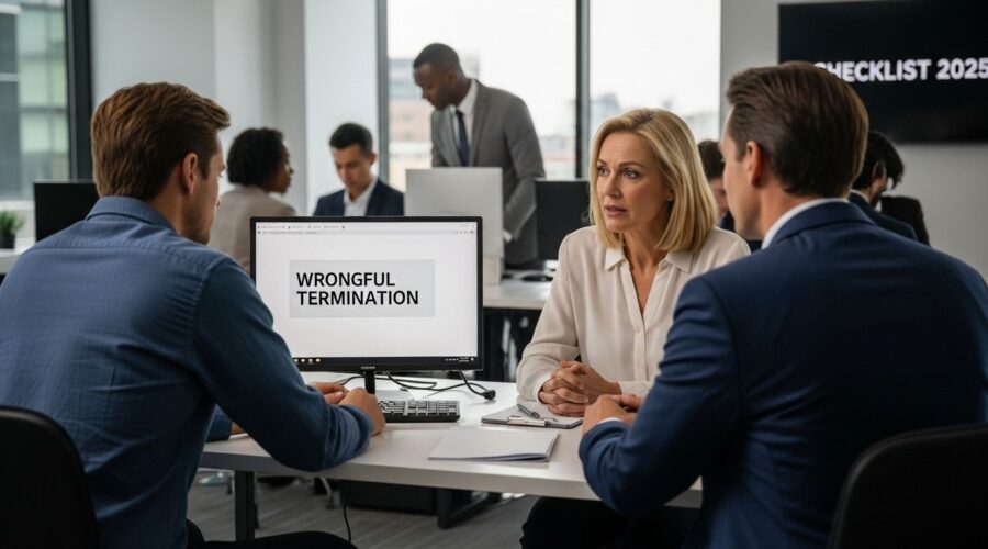 wrongful termination checklist