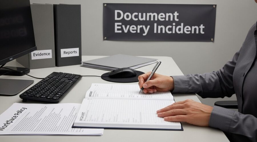 document retaliation evidence