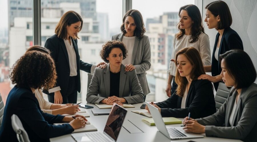 sexual harassment workplace women support