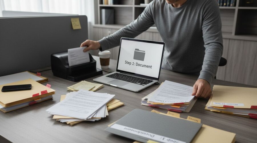 wrongful termination whistleblowing documentation