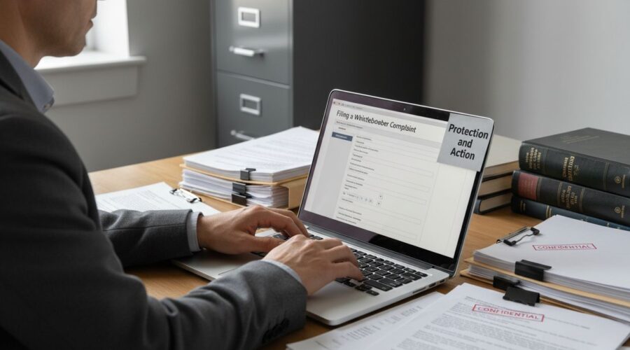 filing whistleblower complaint