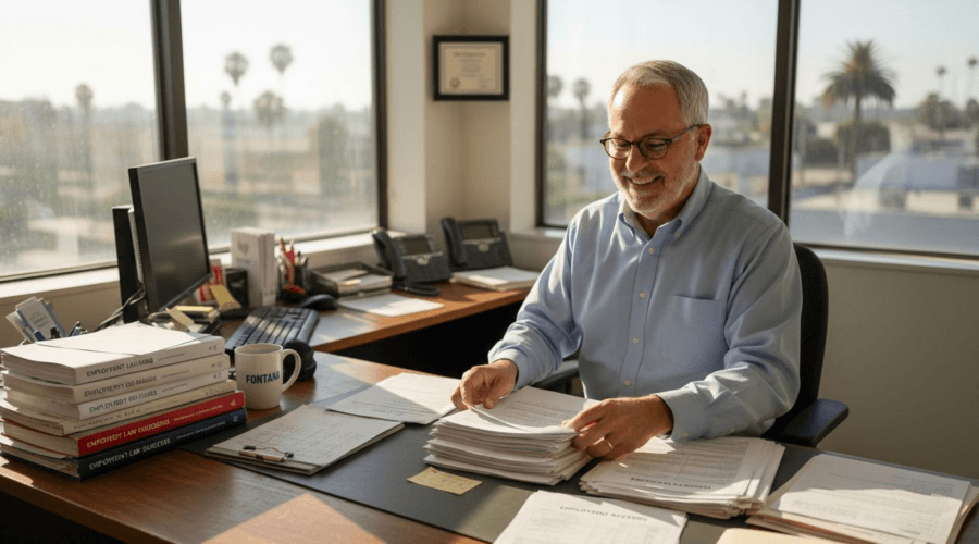 Older worker documenting age discrimination evidence