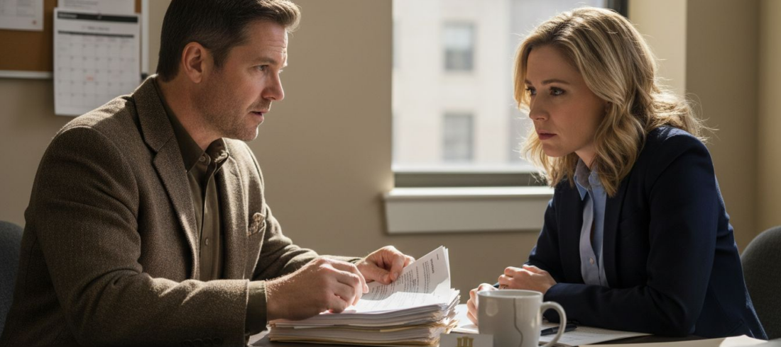 Employee and HR reviewing disability documents