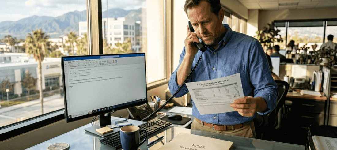 Stressed sales worker faces unpaid commission issue Stressed sales worker faces unpaid commission issue