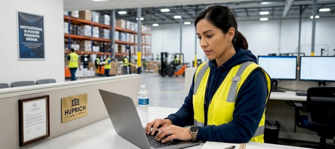 Worker quietly reporting workplace discrimination Worker quietly reporting workplace discrimination