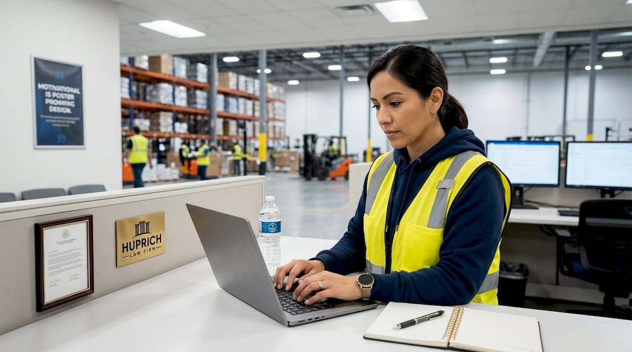 Worker quietly reporting workplace discrimination