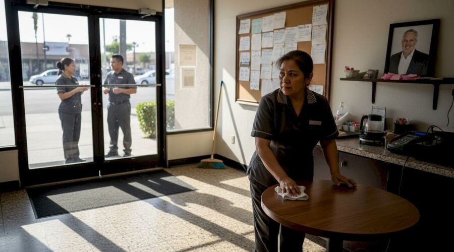 Hotel café staff working in Rosemead