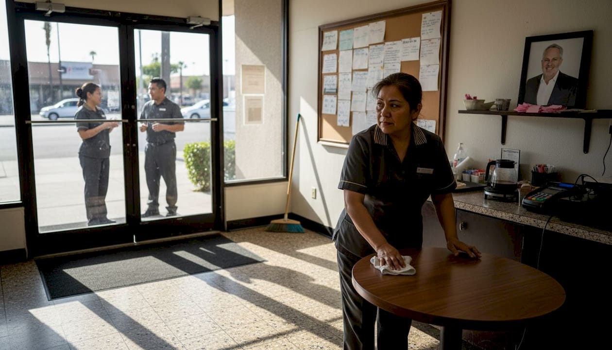 Hotel café staff working in Rosemead