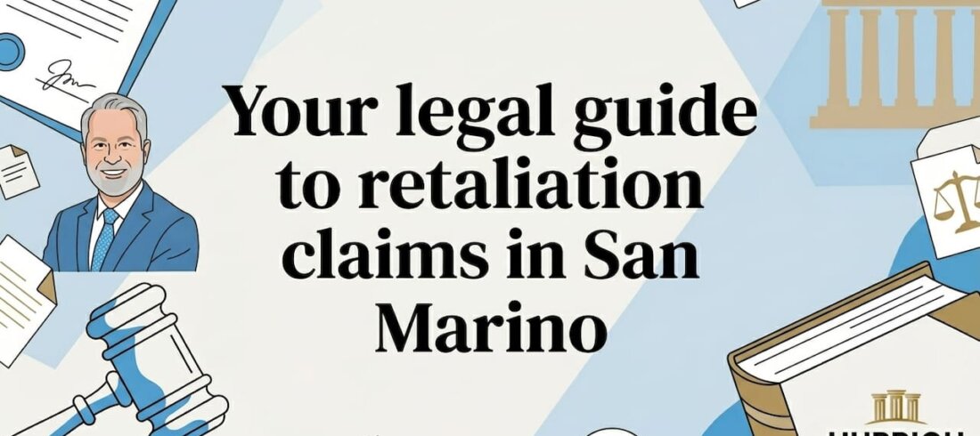 Legal guide decorative title card illustration