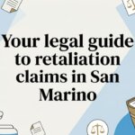 Legal guide decorative title card illustration