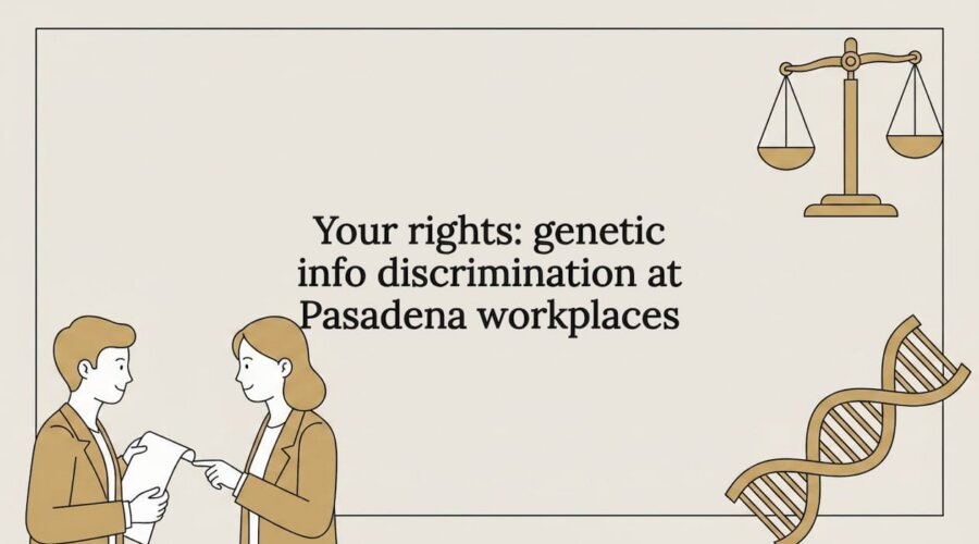Title card with legal and DNA illustrations