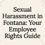 Illustrated title card with legal and workplace symbols