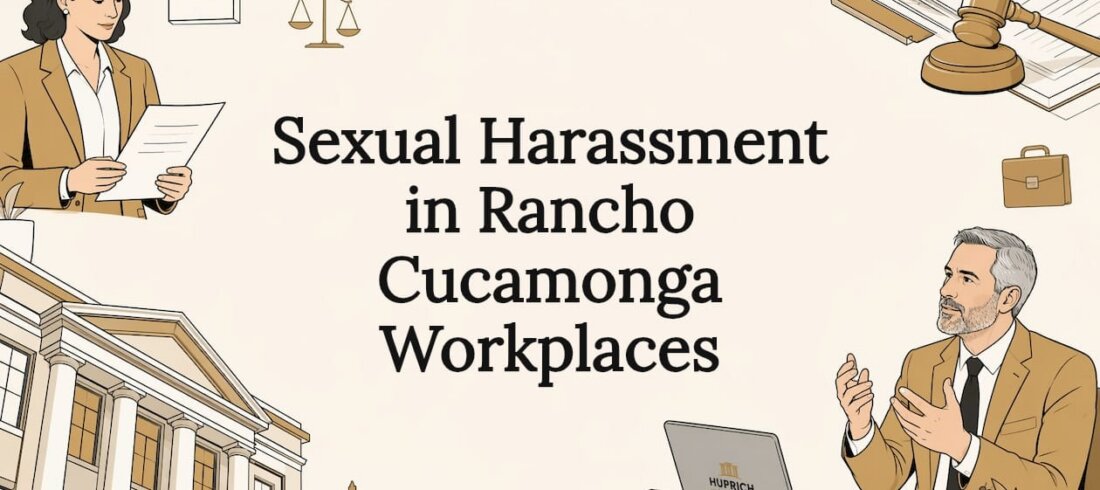 Decorative title card illustration for workplace harassment article Decorative title card illustration for workplace harassment article