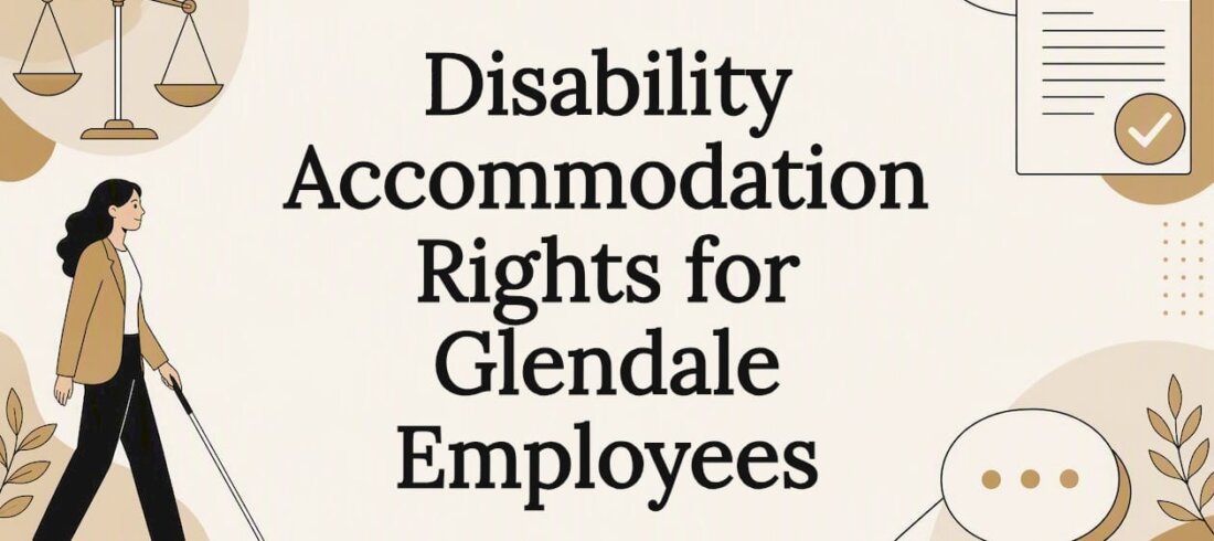 Decorative title card illustration for disability accommodation rights article Decorative title card illustration for disability accommodation rights article