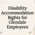 Decorative title card illustration for disability accommodation rights article Decorative title card illustration for disability accommodation rights article
