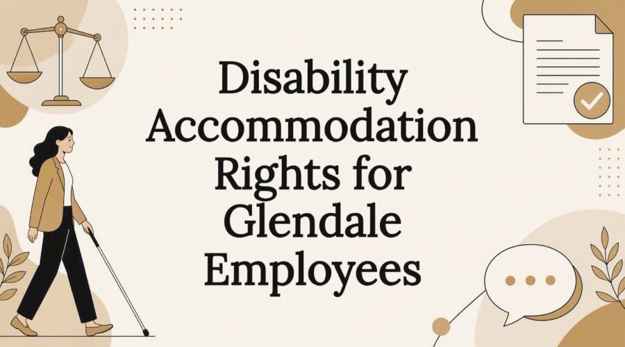 Decorative title card illustration for disability accommodation rights article