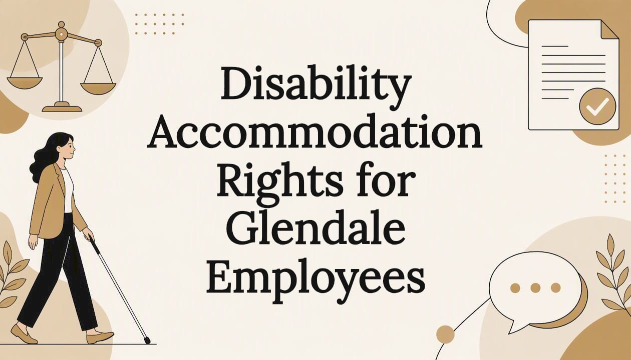 Decorative title card illustration for disability accommodation rights article