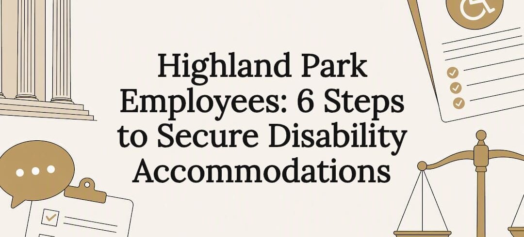 Disability accommodation legal title card