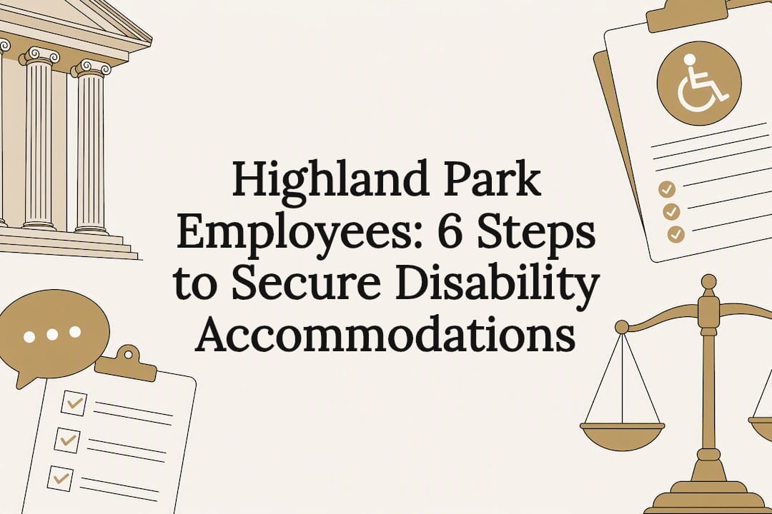 Disability accommodation legal title card
