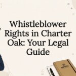 Decorative legal theme title card illustration