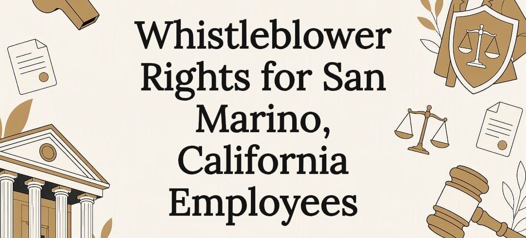 Decorative title card with legal icons