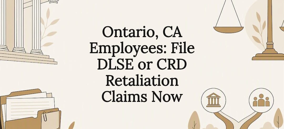 Legal retaliation claim title card Legal retaliation claim title card