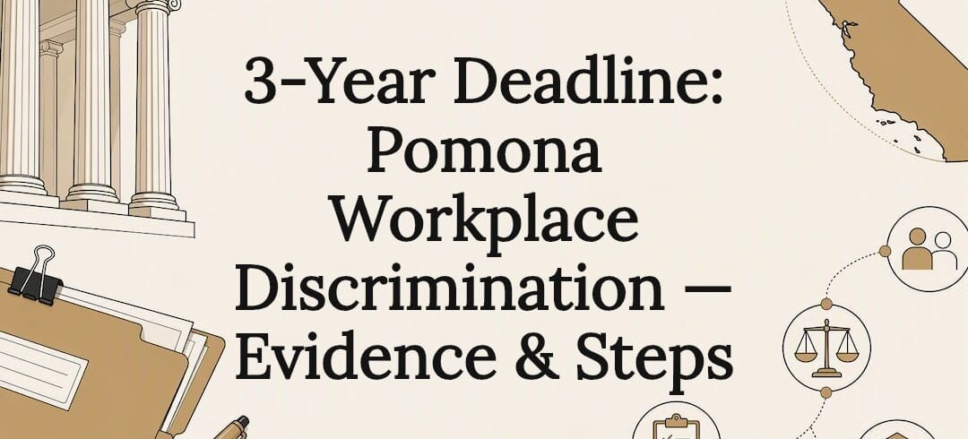 Decorative workplace discrimination legal title card