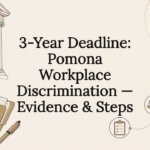 Decorative workplace discrimination legal title card