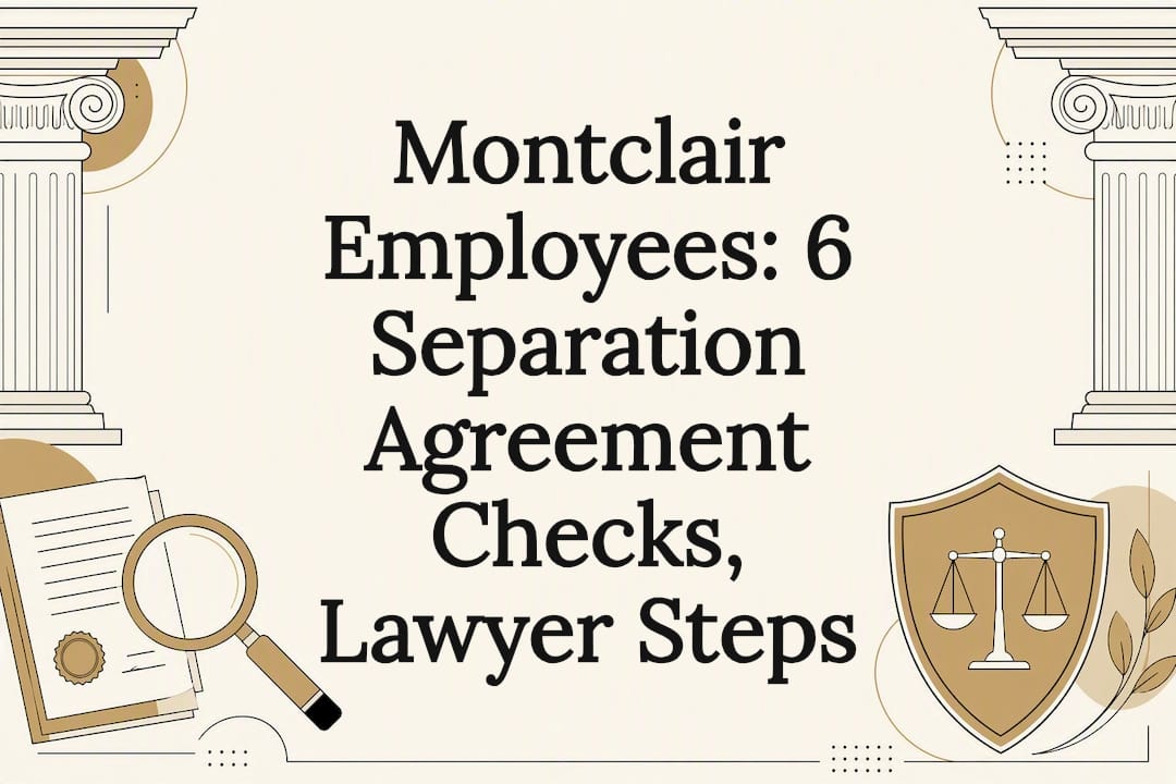 Separation agreement legal title card illustration