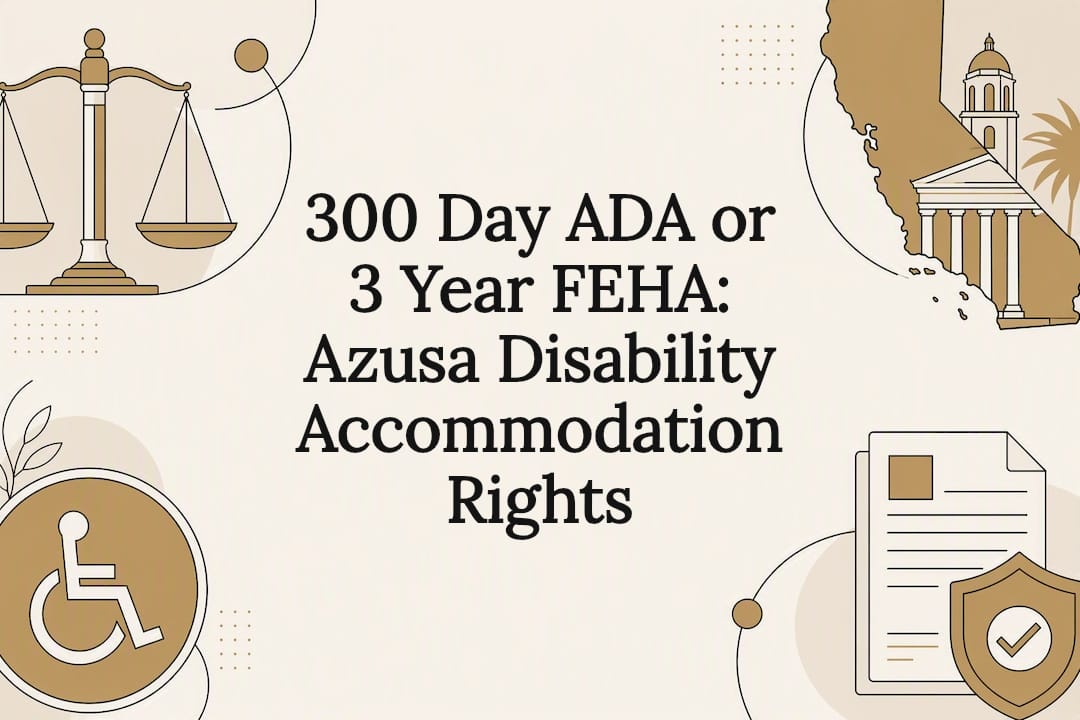 ADA and FEHA disability rights title card