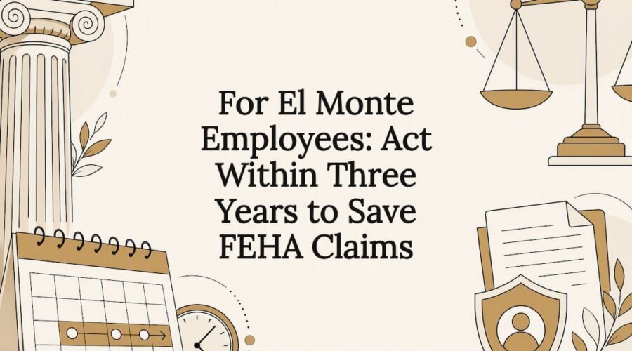 FEHA claims deadline legal title card