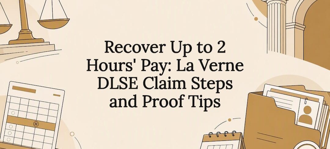 Decorative La Verne wage claim title card Decorative La Verne wage claim title card