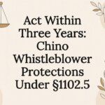 California whistleblower protections title card