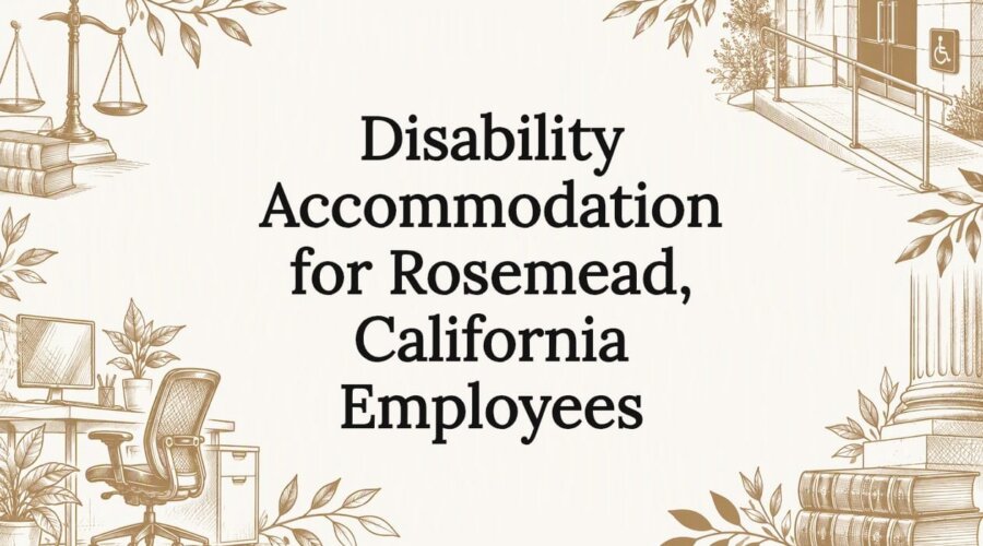 Sketches framing the disability accommodation title