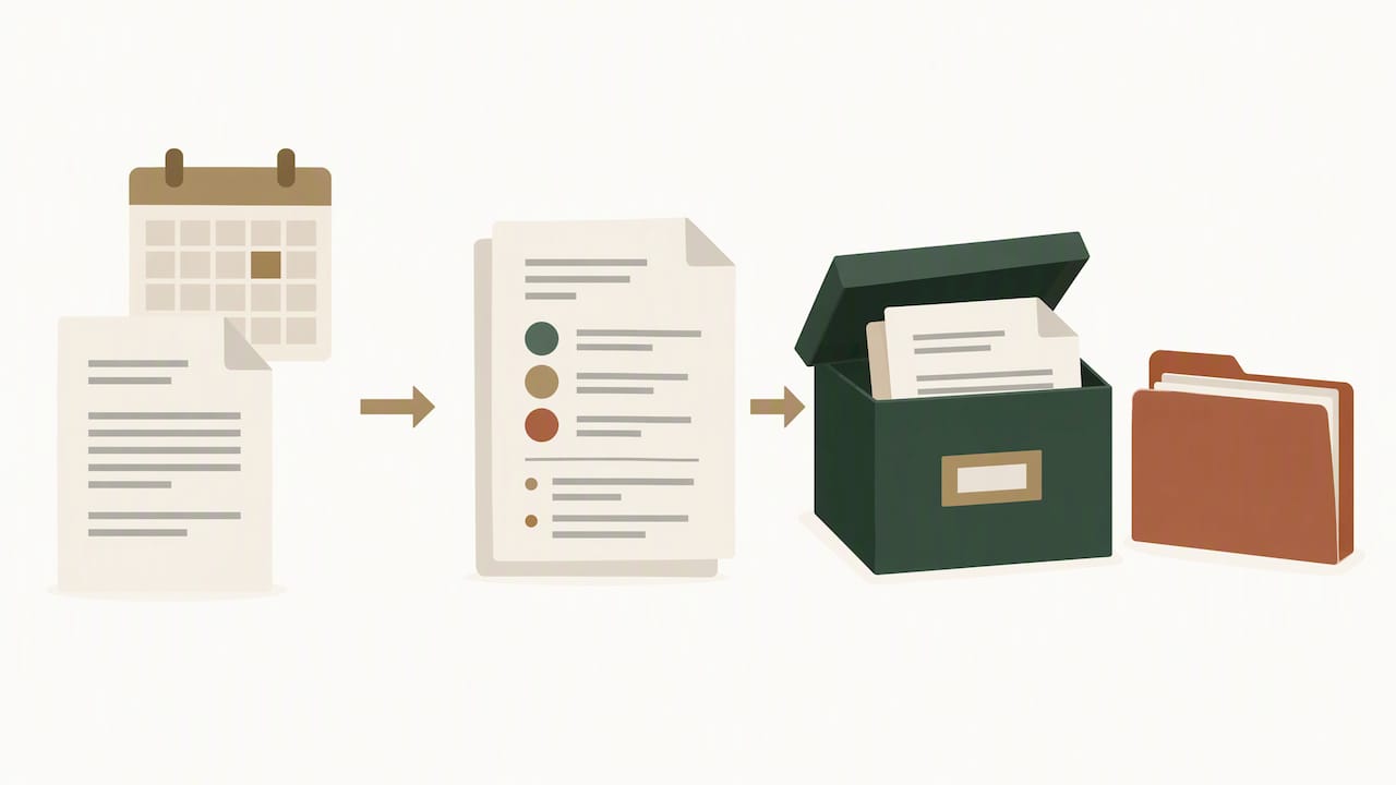 Illustration of preserving a workplace complaint record