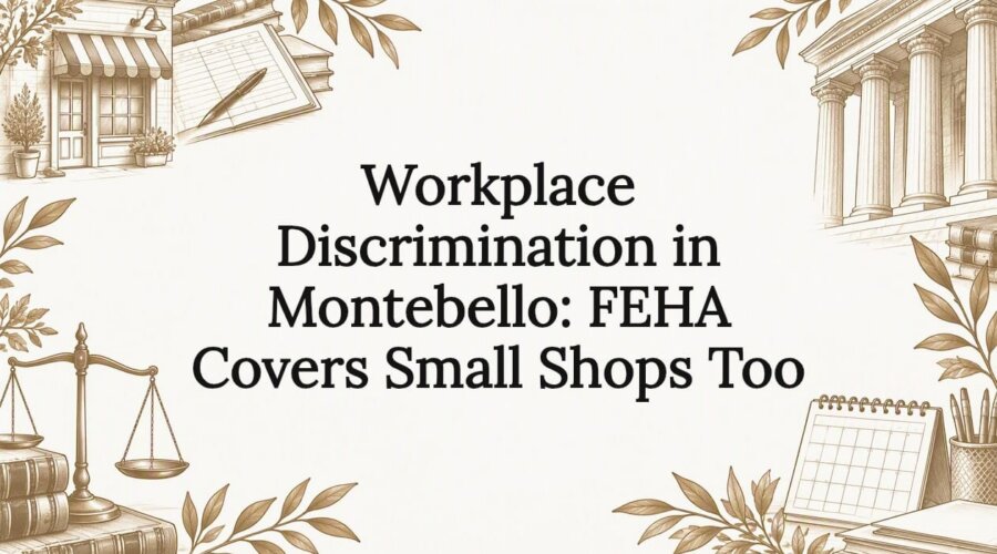 Illustrated title card about FEHA protections