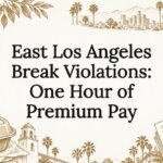Illustrated title card about break premium pay Illustrated title card about break premium pay