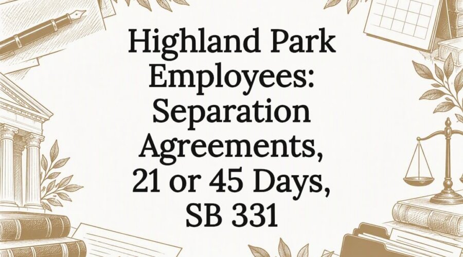 Sketch-framed title card about separation agreements