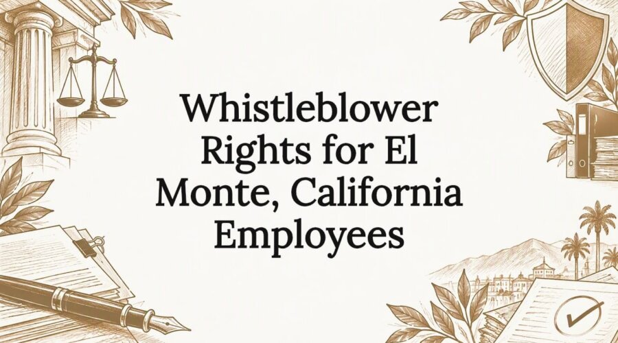 Decorative whistleblower rights title card