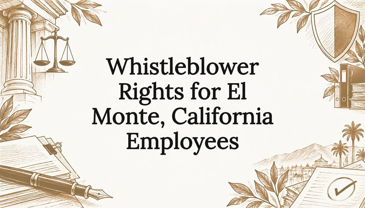 Decorative whistleblower rights title card