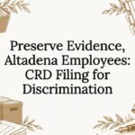 Employment discrimination filing title card