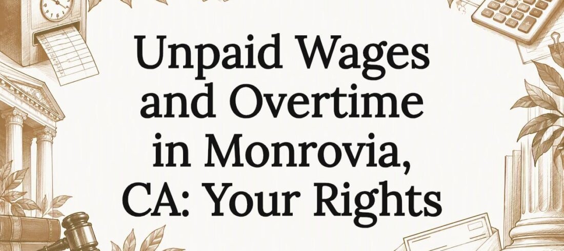 Sketch framing a wage rights title